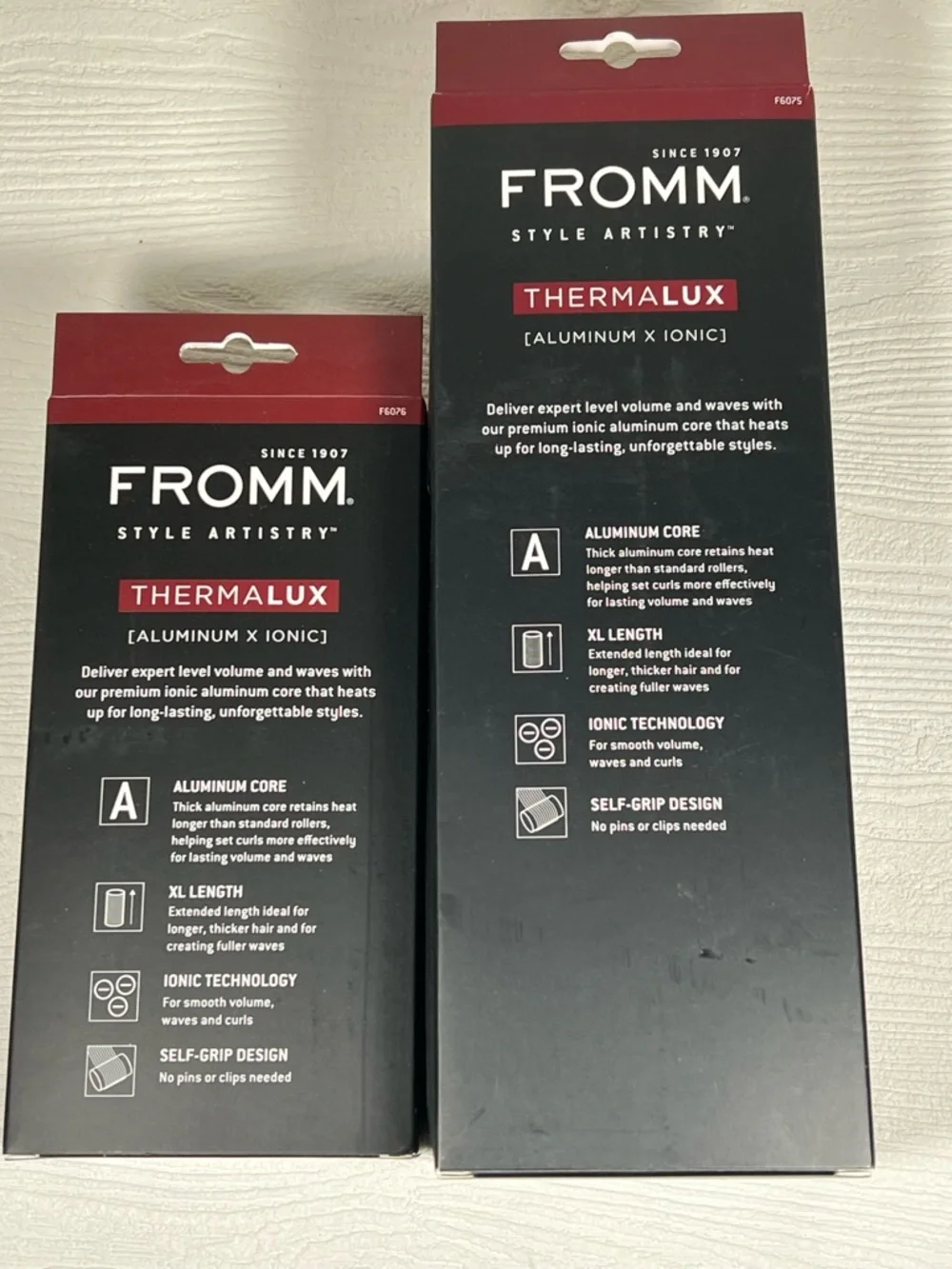 Fromm Thermalux Aluminum Self Grip Professional Hair Rollers